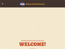 Tablet Screenshot of kelleysislandbrewpub.com